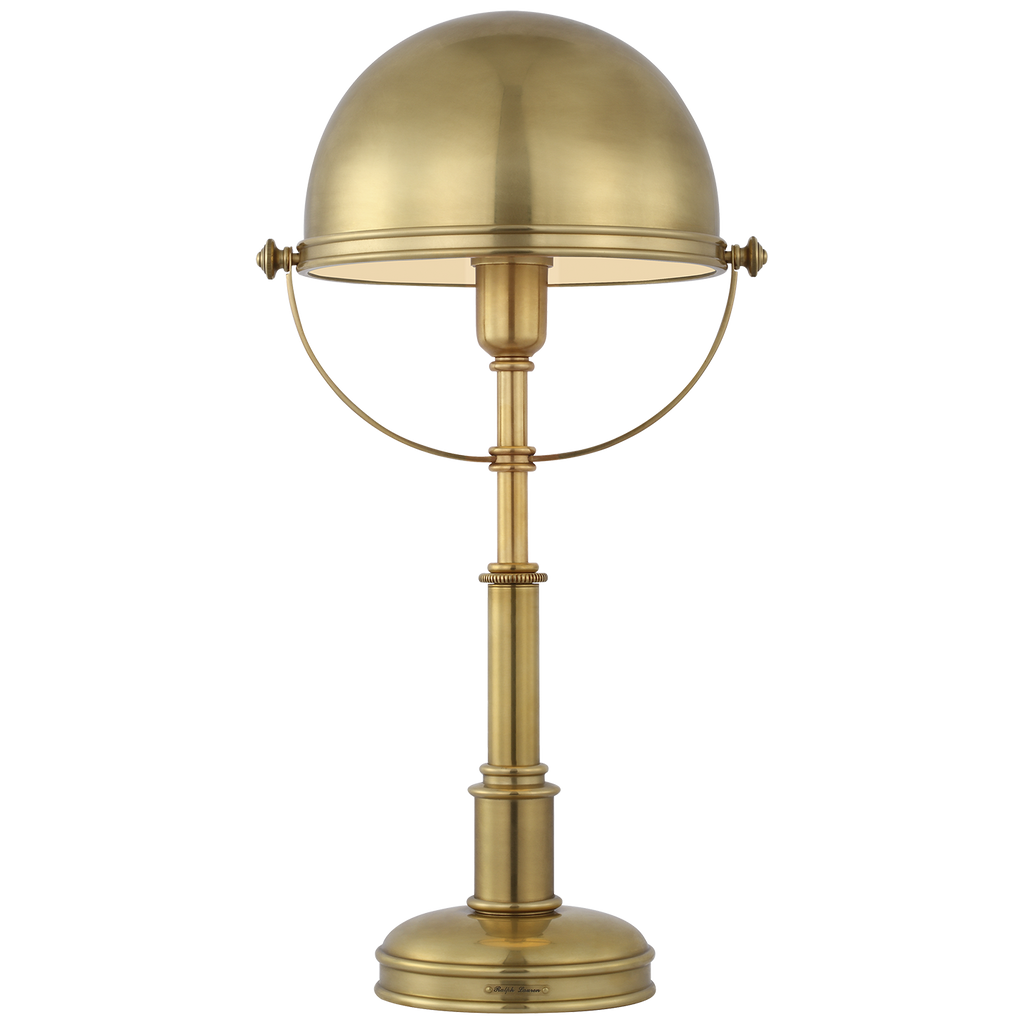 Carthage Cordless Desk Lamp | Natural Brass