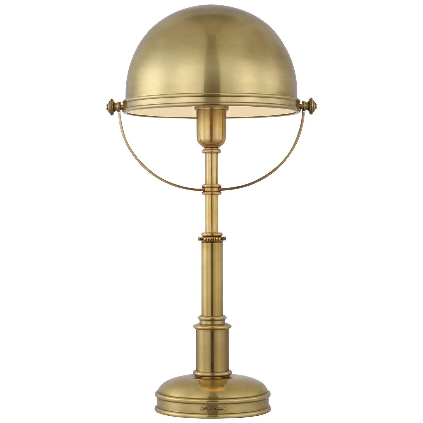 Carthage Cordless Desk Lamp | Natural Brass