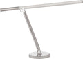 Barrett Knurled Boom Arm Desk Light | Polished Nickel