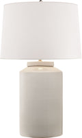 Carter Large Table Lamp | White Porcelain | White Paper Shade