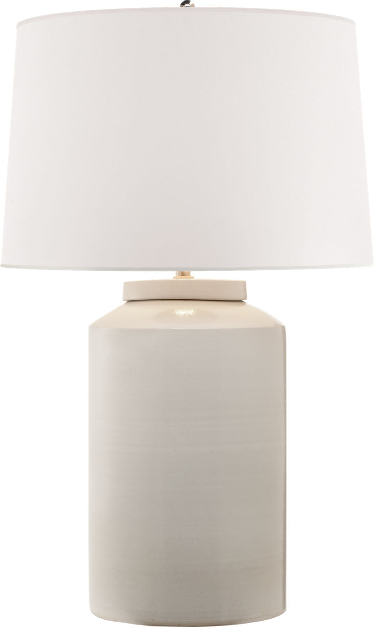 Carter Large Table Lamp | White Porcelain | White Paper Shade
