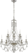 Daniela Medium Two-Tier Chandelier | Crystal