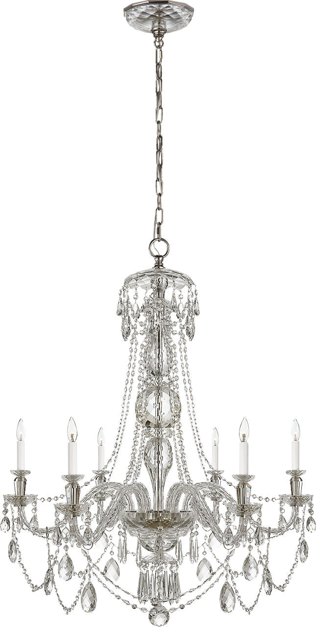 Daniela Wide Chandelier | Crystal