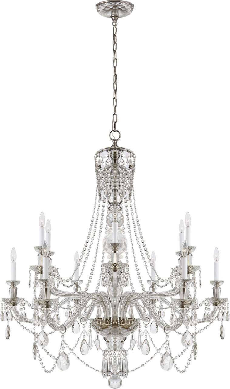 Daniela Two-Tier Chandelier | Crystal