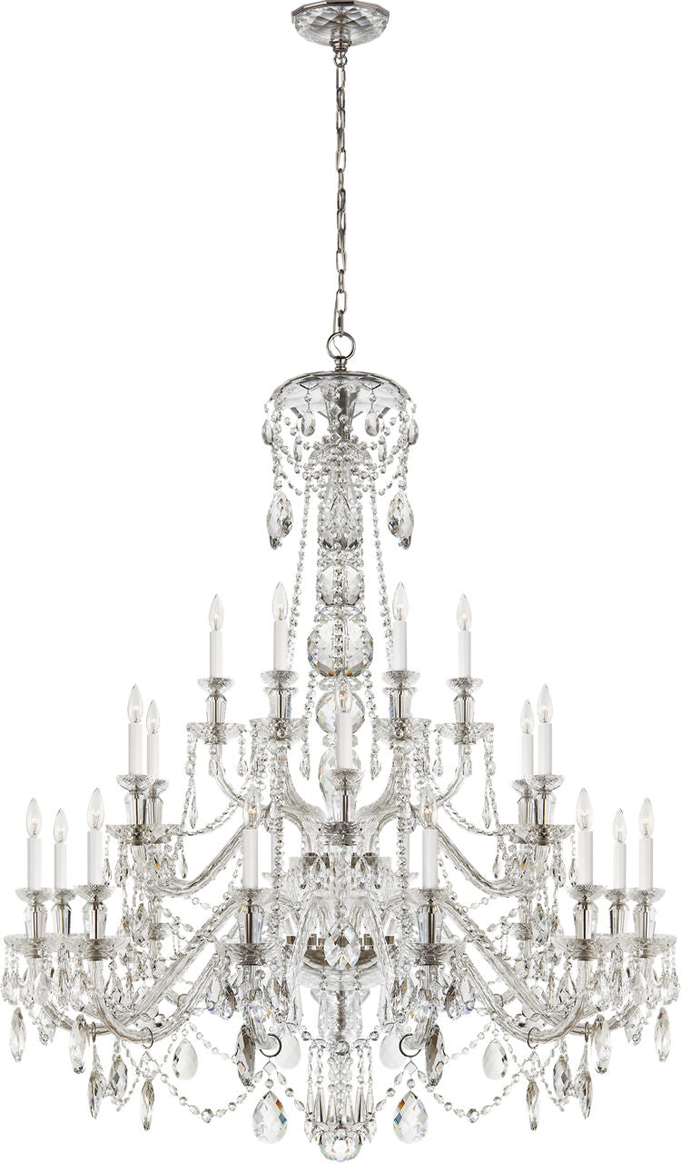 Daniela Twenty Four-Light Chandelier | Crystal