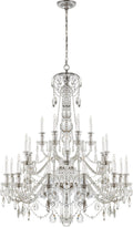 Daniela Twenty Four-Light Chandelier | Crystal