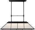 Rivington Large Billiard Chandelier | Bronze | White Glass