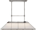 Rivington Large Billiard Chandelier | Polished Nickel | White Glass