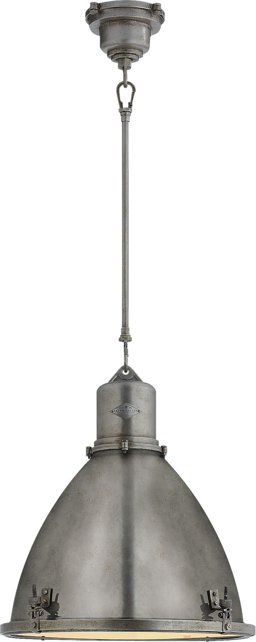Fulton Medium Pendant | Industrial Steel