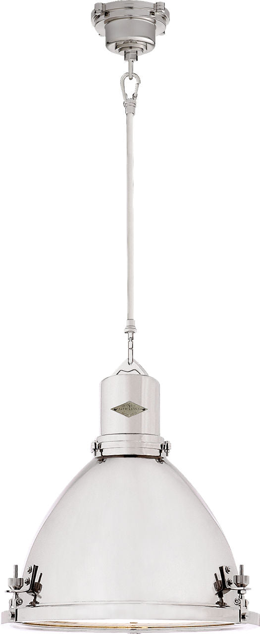 Fulton Medium Pendant | Polished Nickel