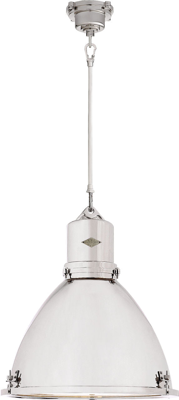 Fulton Large Pendant | Polished Nickel