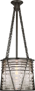 Chatham Large Lantern | Bronze | Clear Glass