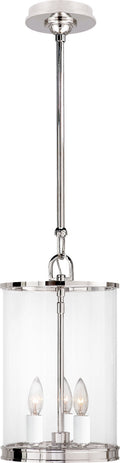 Modern Small Lantern | Polished Nickel