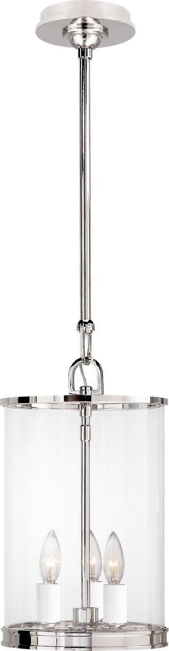 Modern Small Lantern | Polished Nickel