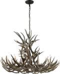 Straton Wide Chandelier | Natural Bone