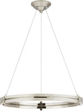 Paxton 24" Ring Chandelier | Polished Nickel