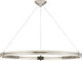 Paxton 40" Ring Chandelier | Polished Nickel