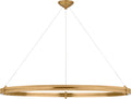 Paxton 48" Ring Chandelier | Natural Brass