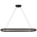 Paxton 54" Oval Linear Chandelier | Bronze