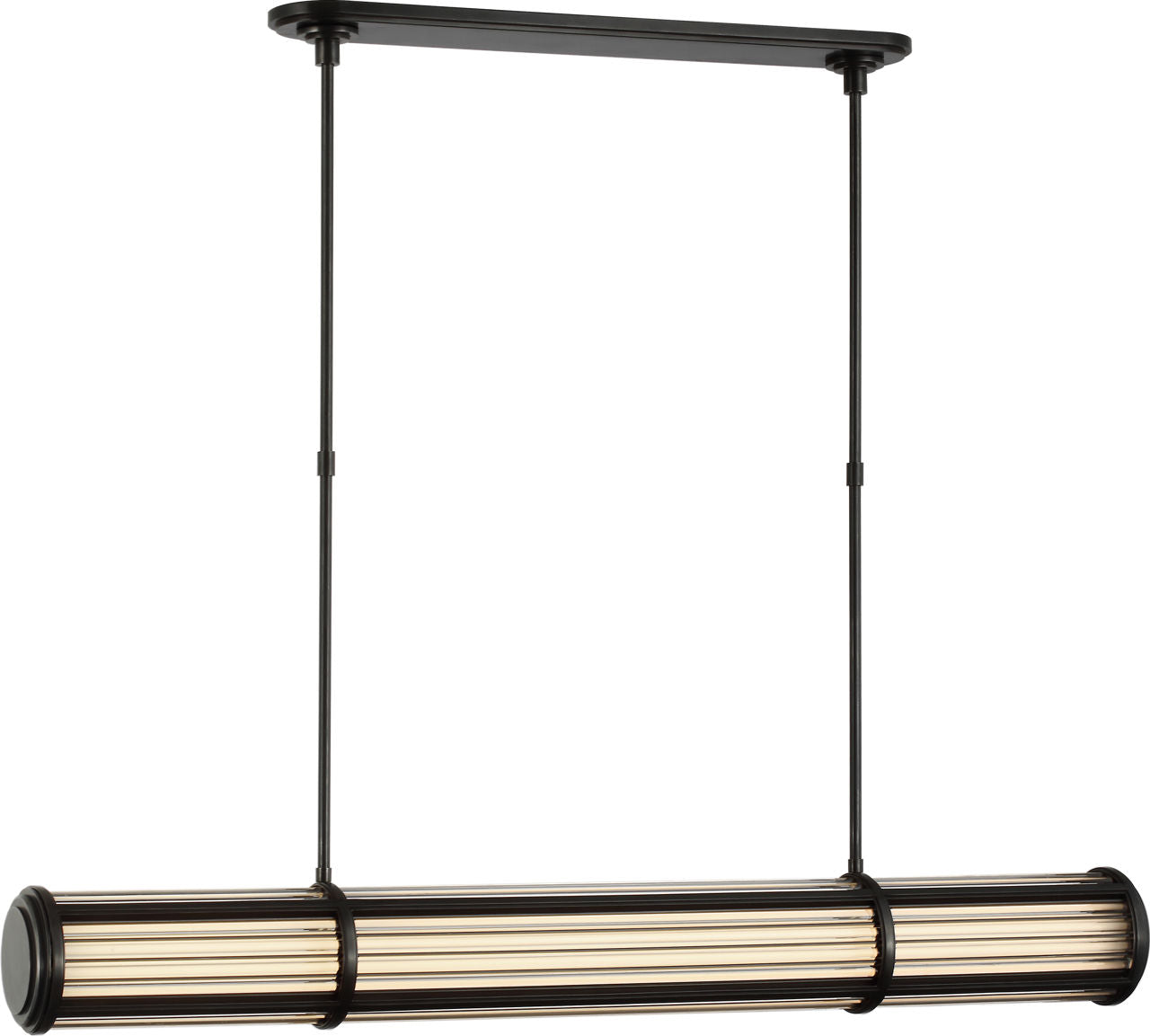 Perren Large Linear Chandelier | Bronze