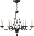 Allegra Small Chandelier | Aged Iron