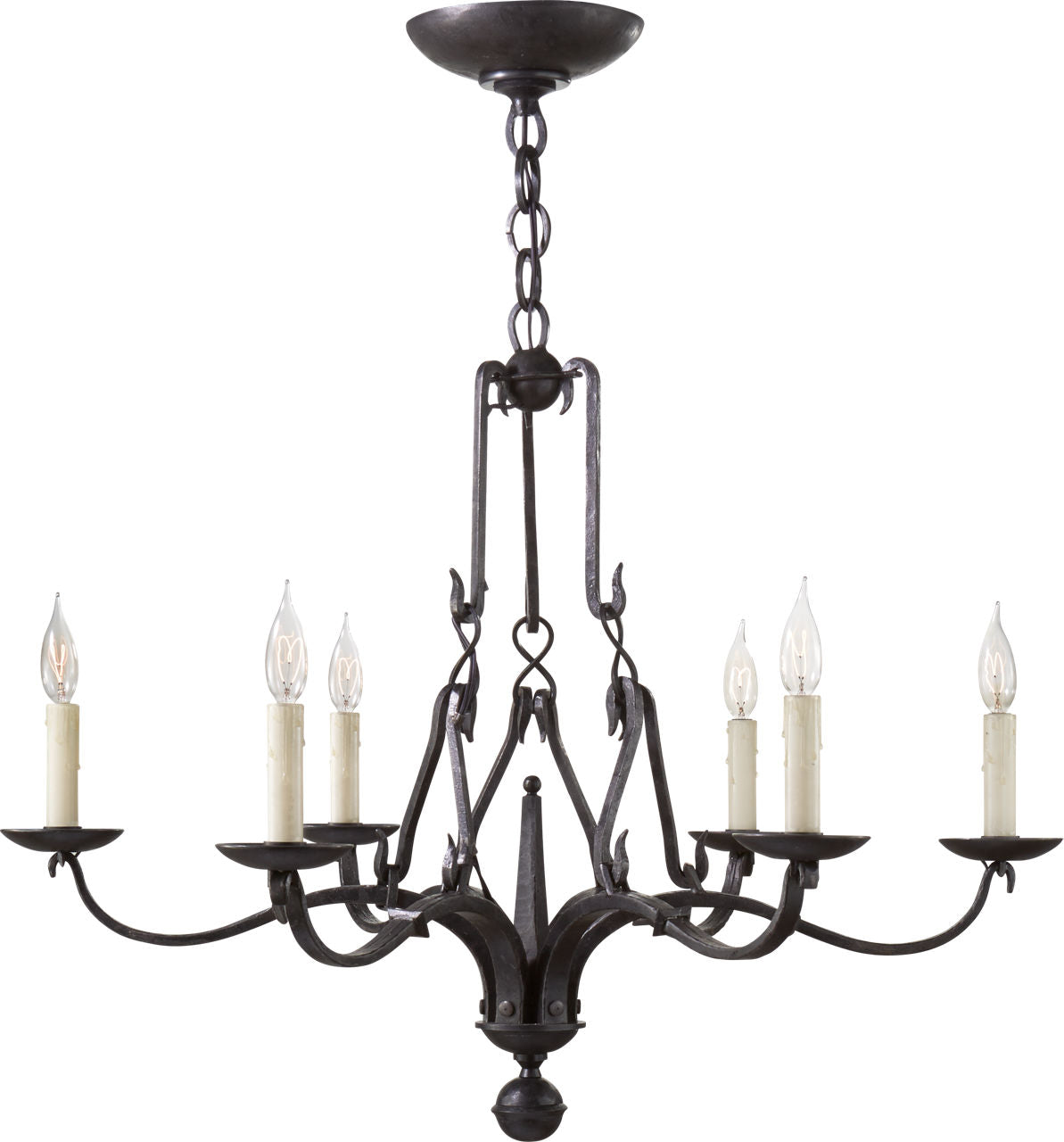 Allegra Small Chandelier | Aged Iron