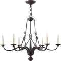 Allegra Medium Chandelier | Aged Iron