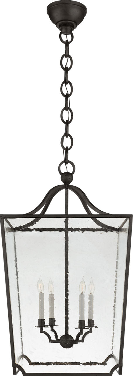 Beatrice Large Lantern | Aged Iron | Restoration Glass