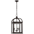 Rhoades 16" Lantern | Bronze | Clear Glass