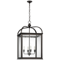 Rhoades 25" Lantern | Bronze | Clear Glass