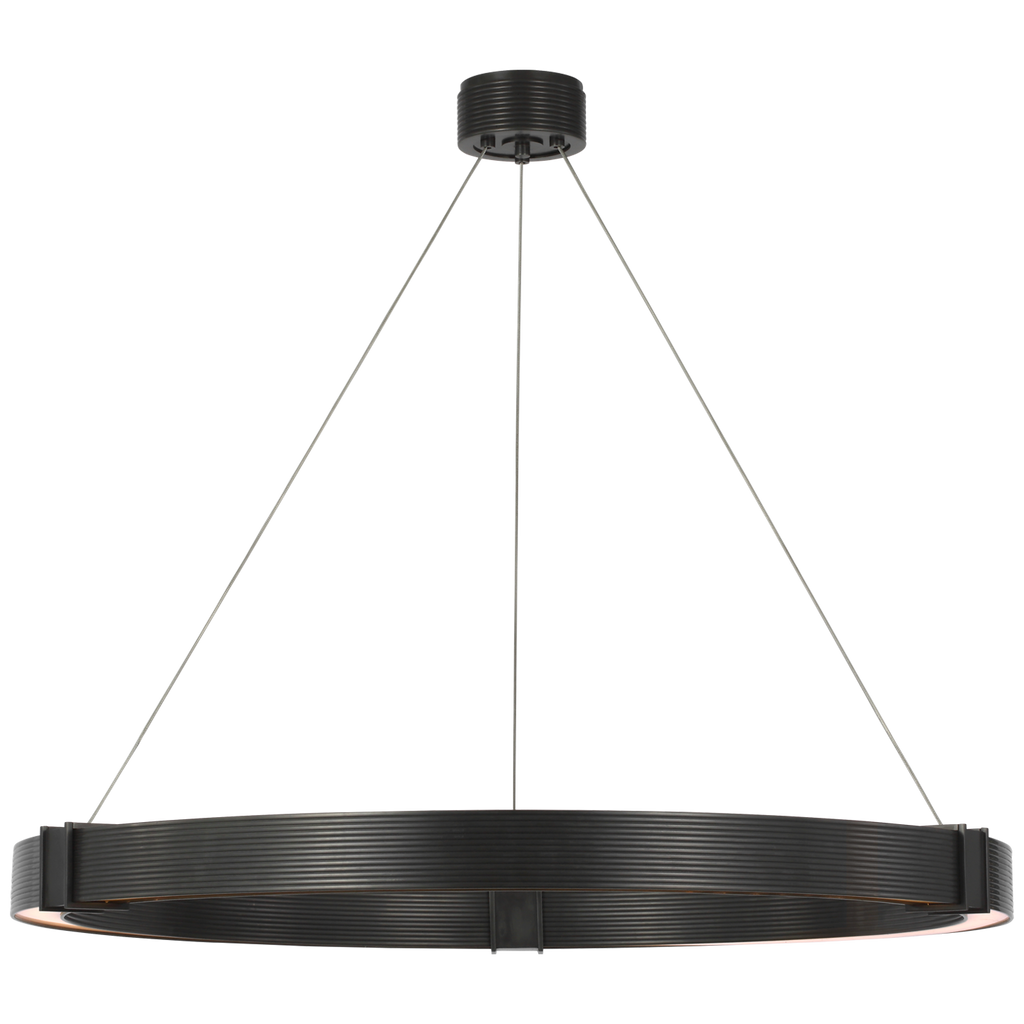 Hughes 40" Ring Chandelier | Bronze