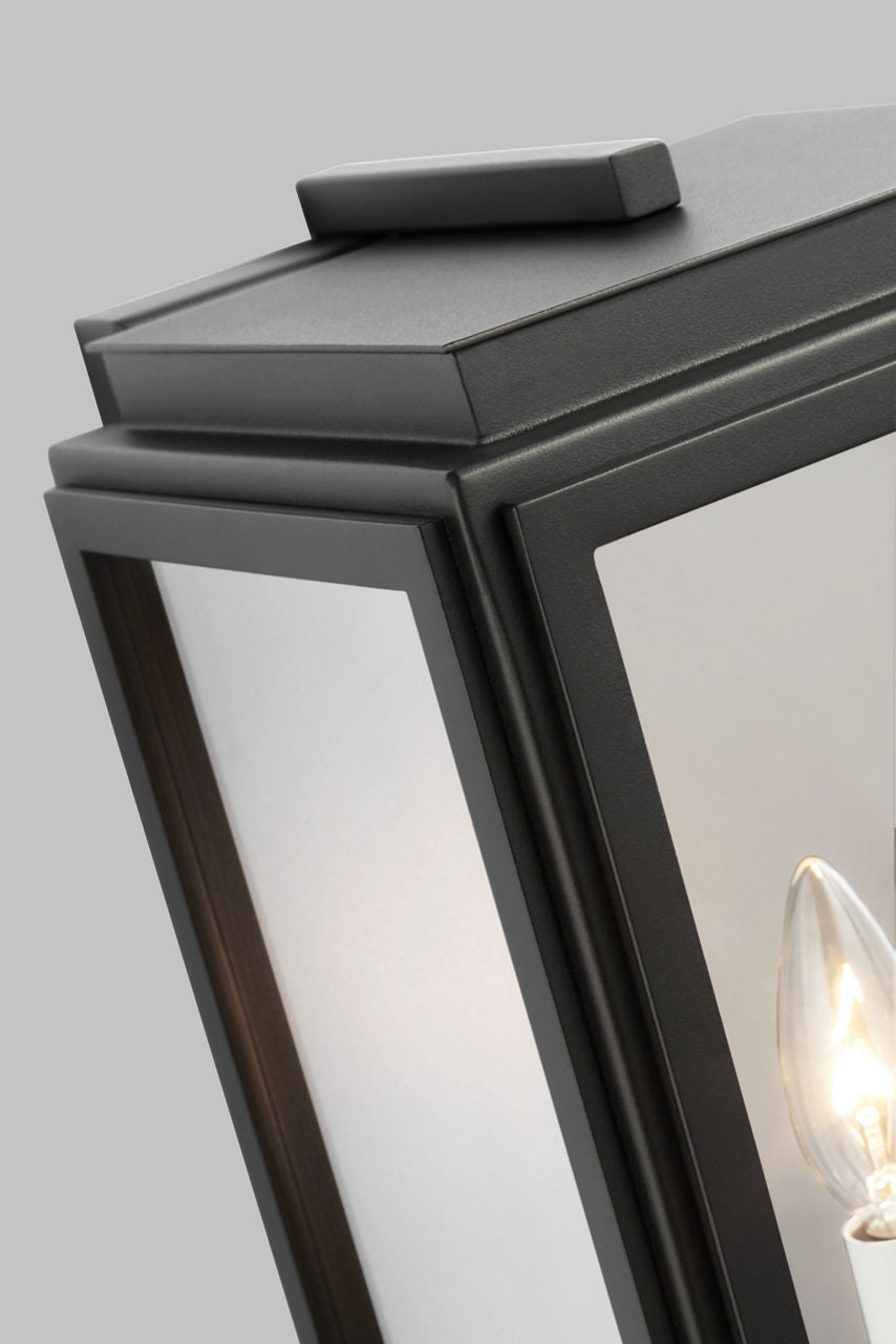 Edgar Medium Wall Lantern Textured Black