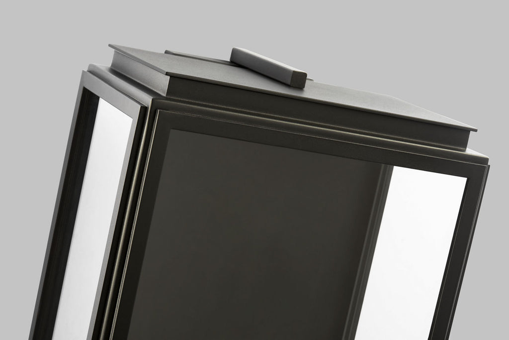 Edgar Extra Large Wall Lantern Textured Black