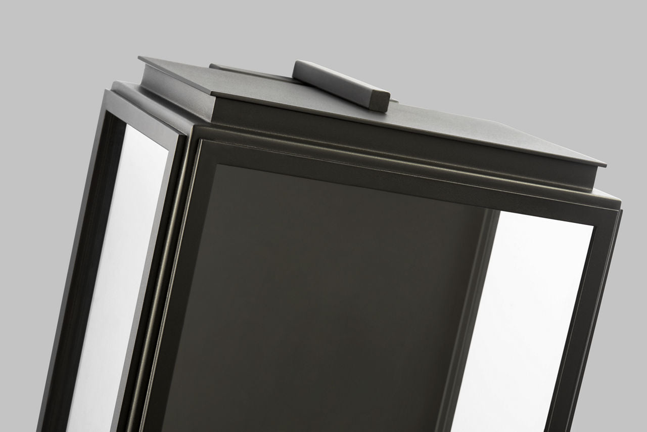 Edgar Extra Large Wall Lantern Textured Black