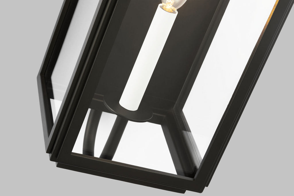 Edgar Medium Wall Lantern Textured Black