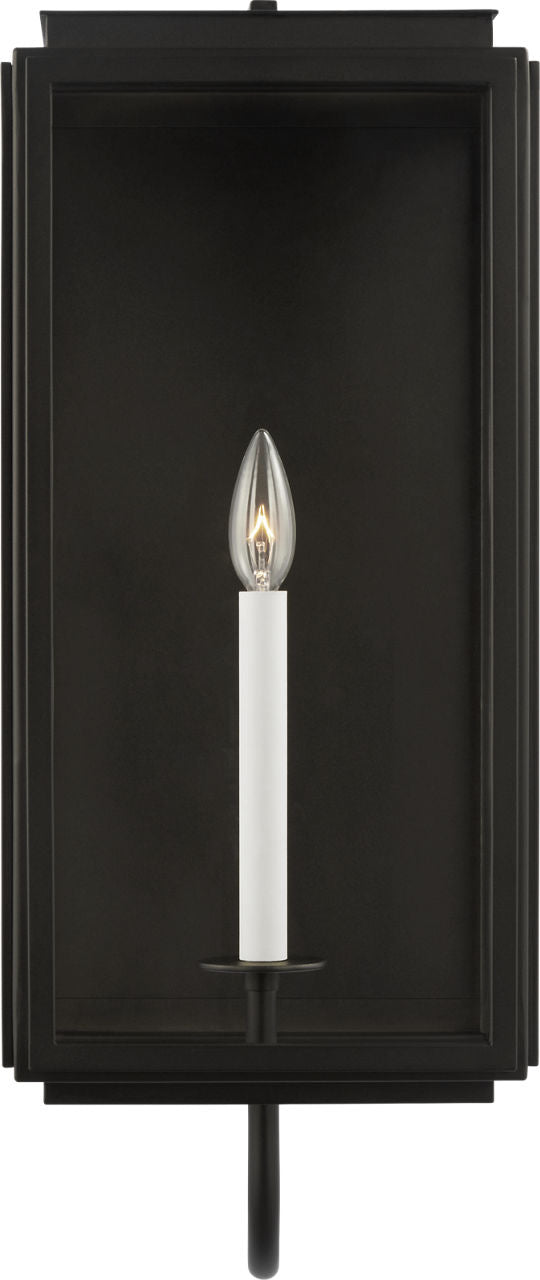 Edgar Large Wall Lantern Textured Black