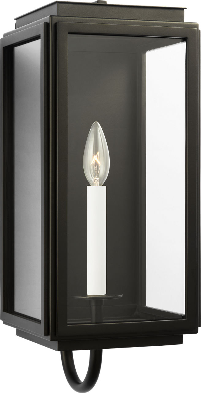 Edgar Medium Wall Lantern Textured Black