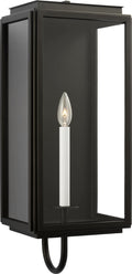 Edgar Large Wall Lantern Textured Black
