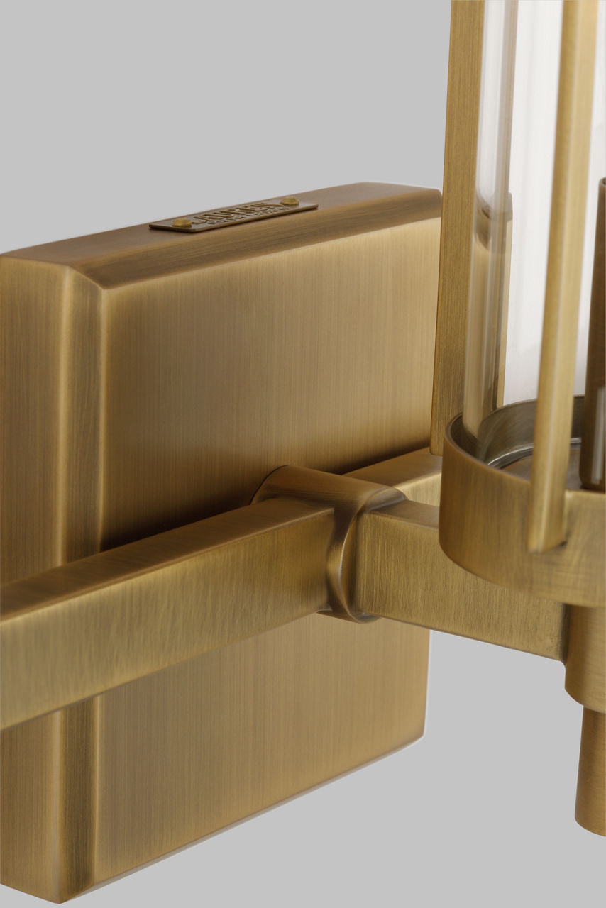 Flynn 3 - Light Vanity Time Worn Brass