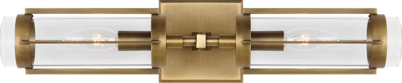 Flynn Linear Sconce Time Worn Brass
