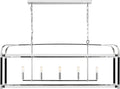 Hadley Linear Chandelier Polished Nickel