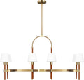 Katie Linear Chandelier Time Worn Brass