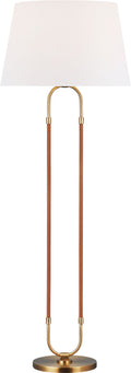 Katie Floor Lamp Time Worn Brass Bulbs Included