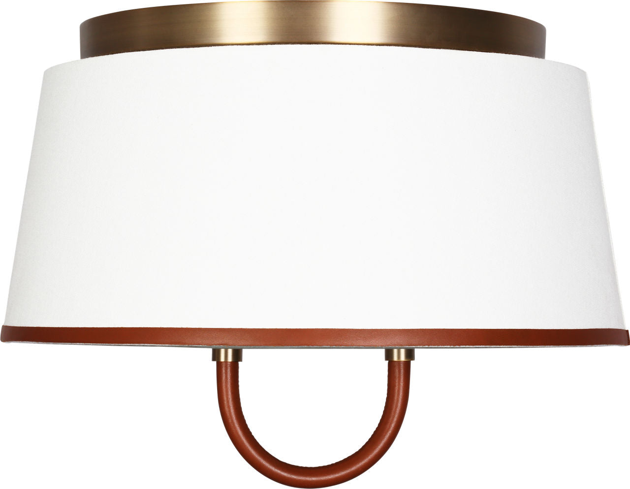 Katie Medium Flush Mount Time Worn Brass