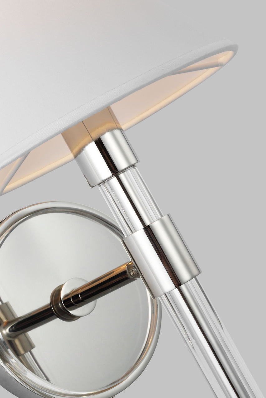 Robert Sconce Polished Nickel