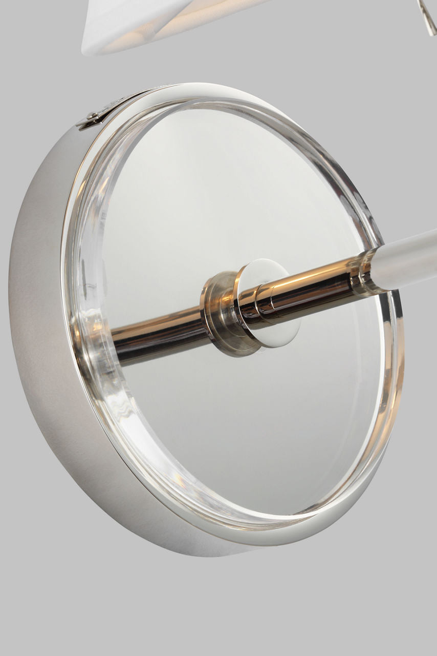 Robert Sconce Polished Nickel