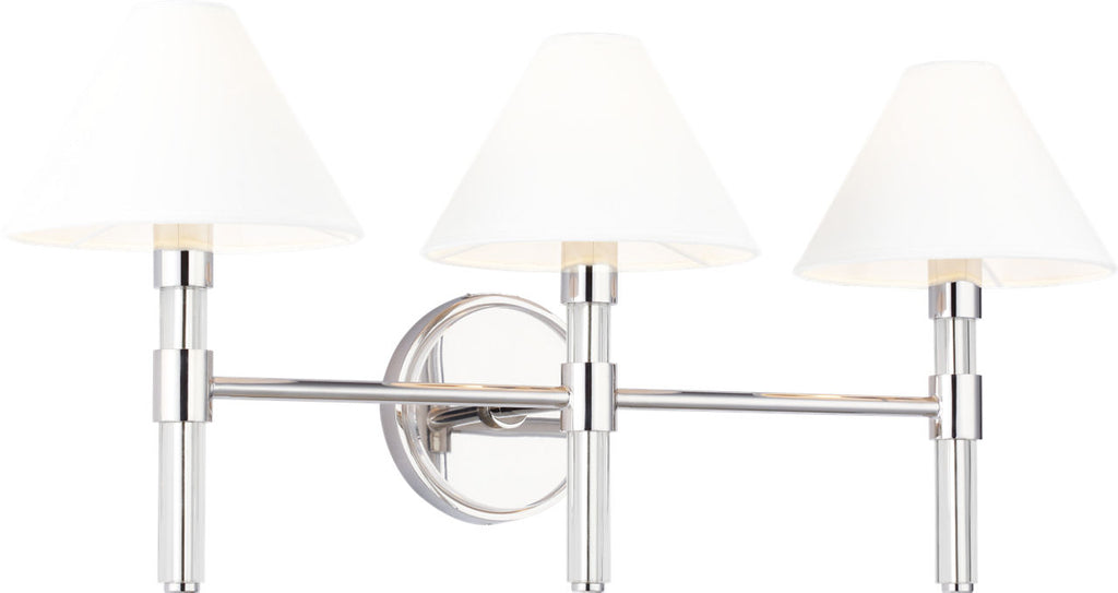 Robert 3 - Light Vanity Polished Nickel