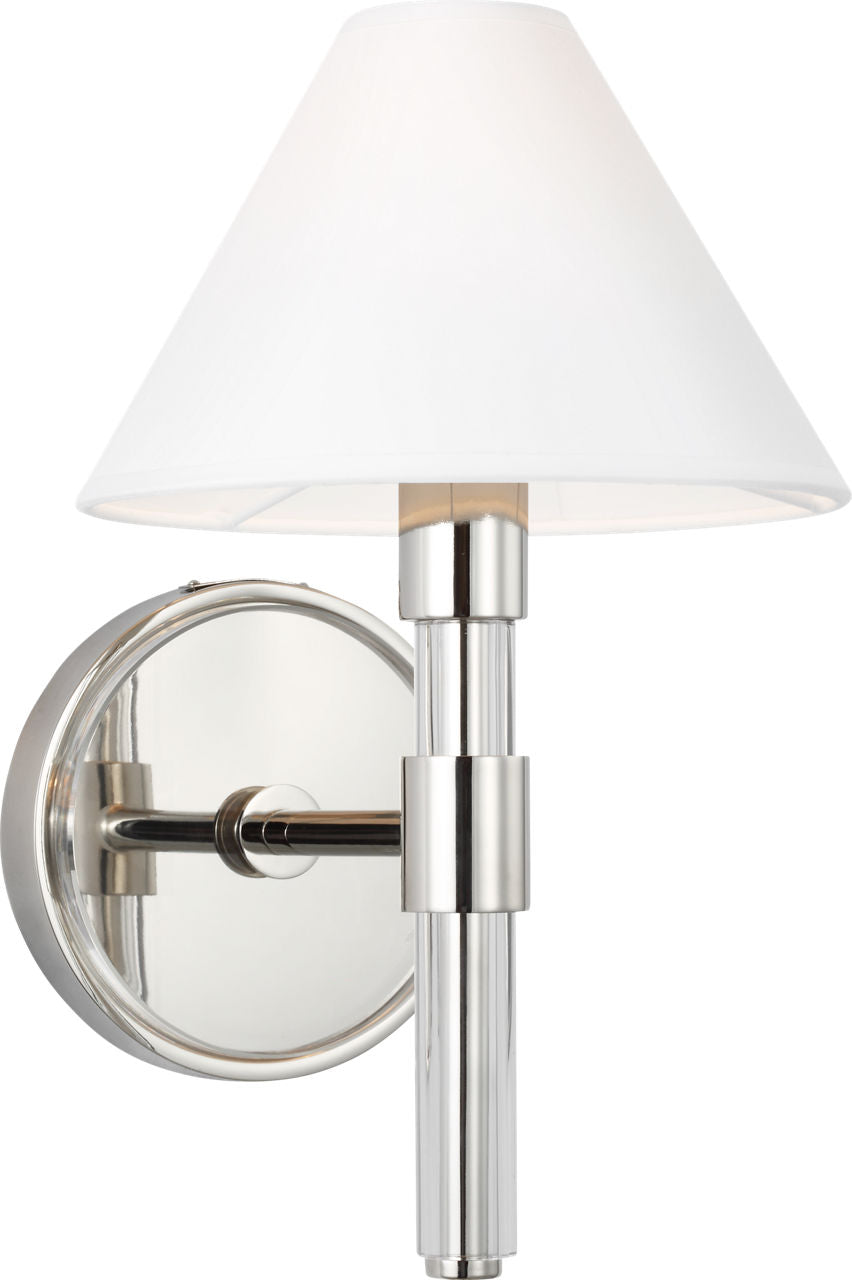 Robert Sconce Polished Nickel