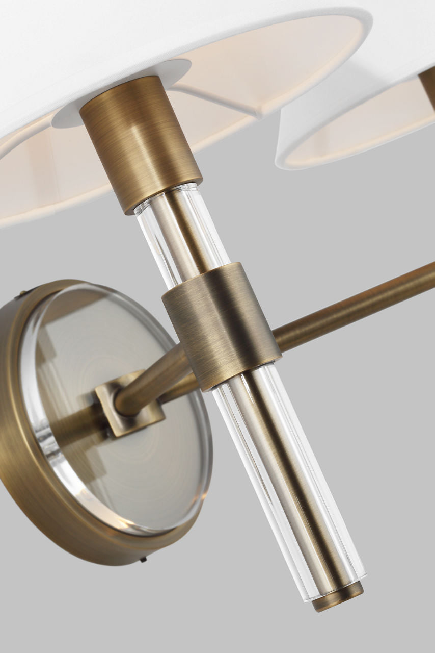 Robert 2 - Light Vanity Time Worn Brass