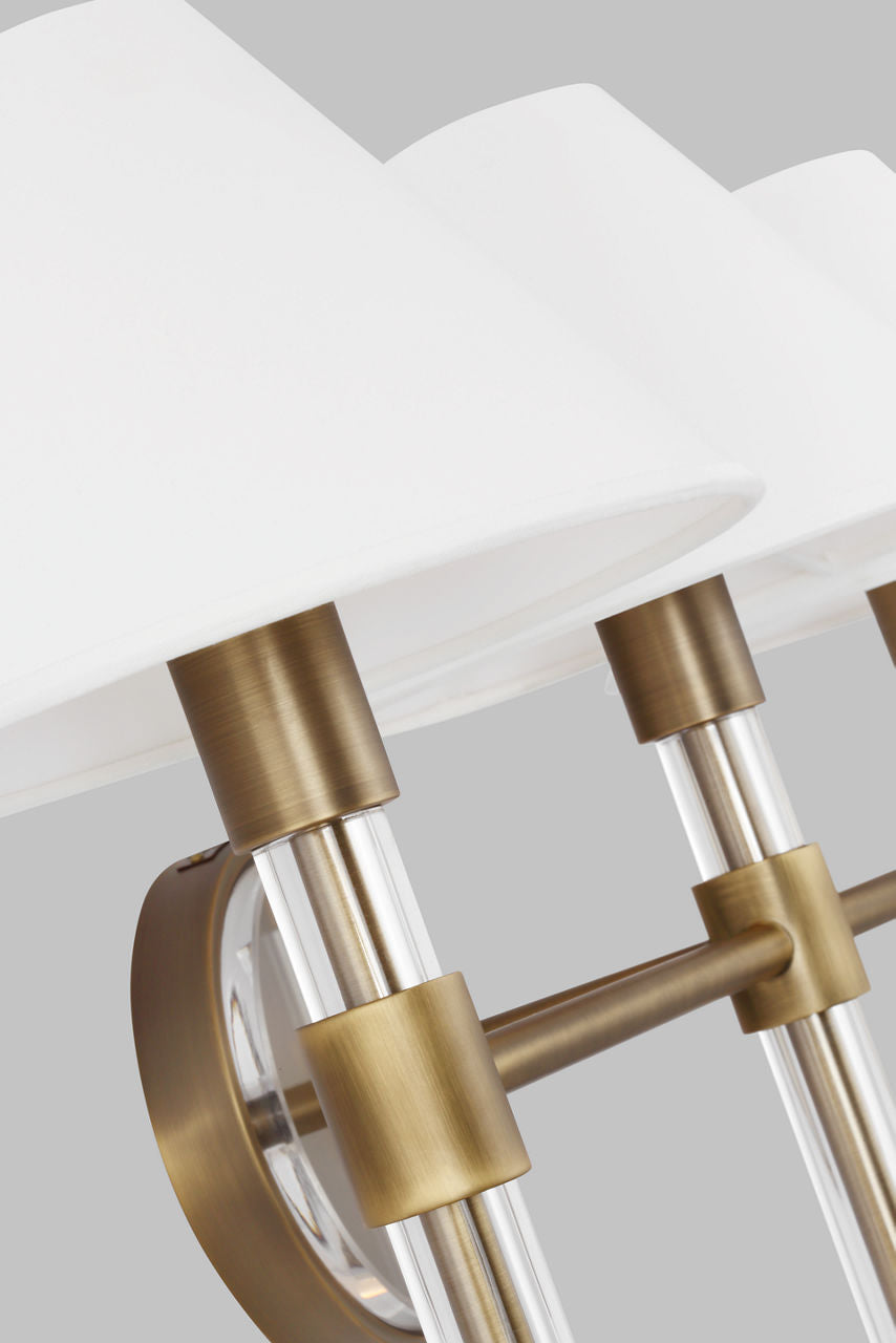 Robert 3 - Light Vanity Time Worn Brass
